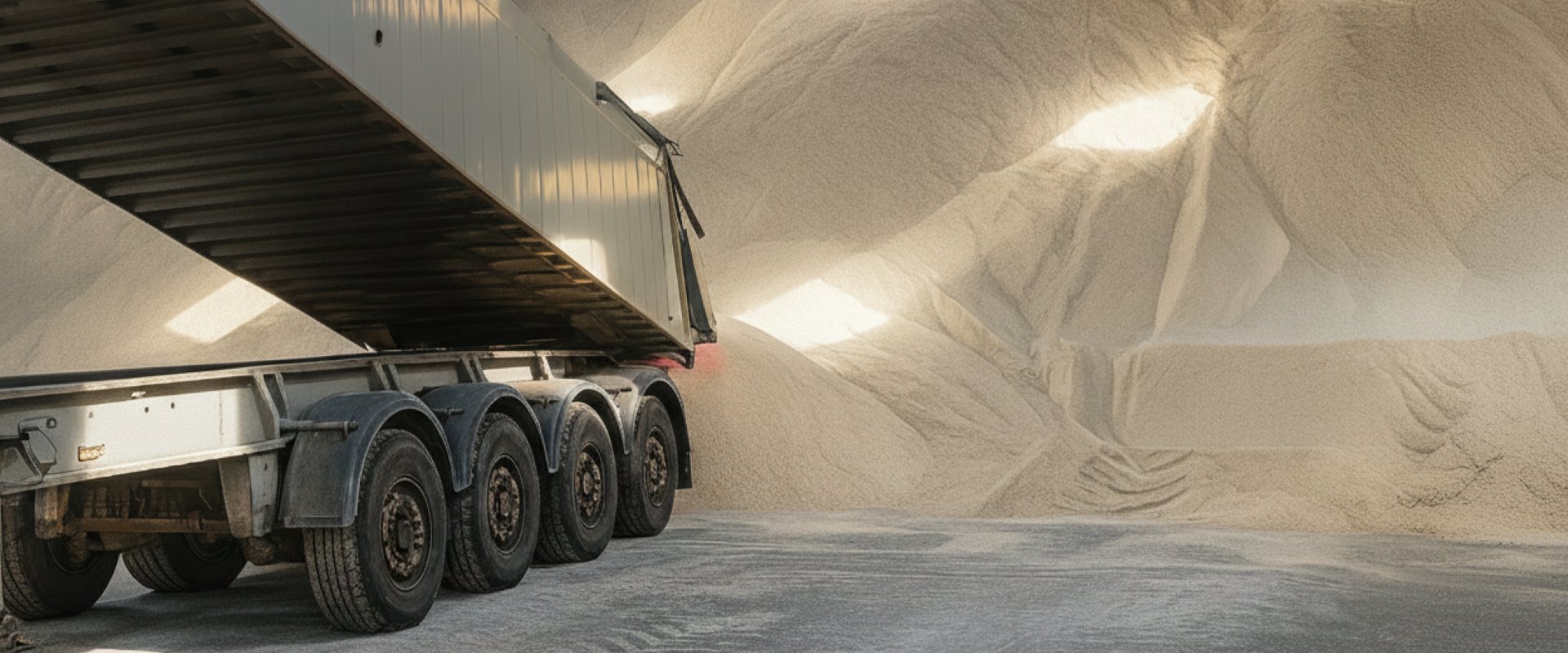 Camion ribaltabile posteriore | Vendita Sali Stradali Antigelo e Antipolvere | Conterio